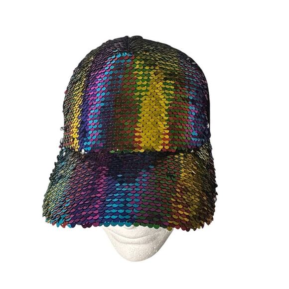 Flip It! Sequin Hat OS Adjustable - Picture 1 of 7